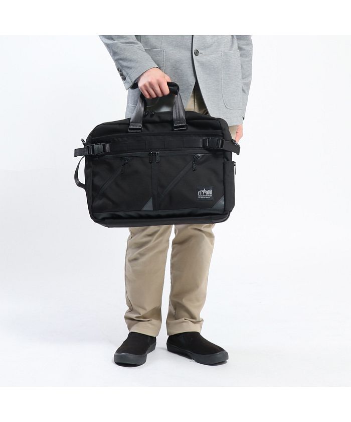 まるちゃんマンハッタンポーテージブラックレーベル　ブリーフケース1751黒 マンハッタンポーテージ ブラックレーベル Manhattan Portage