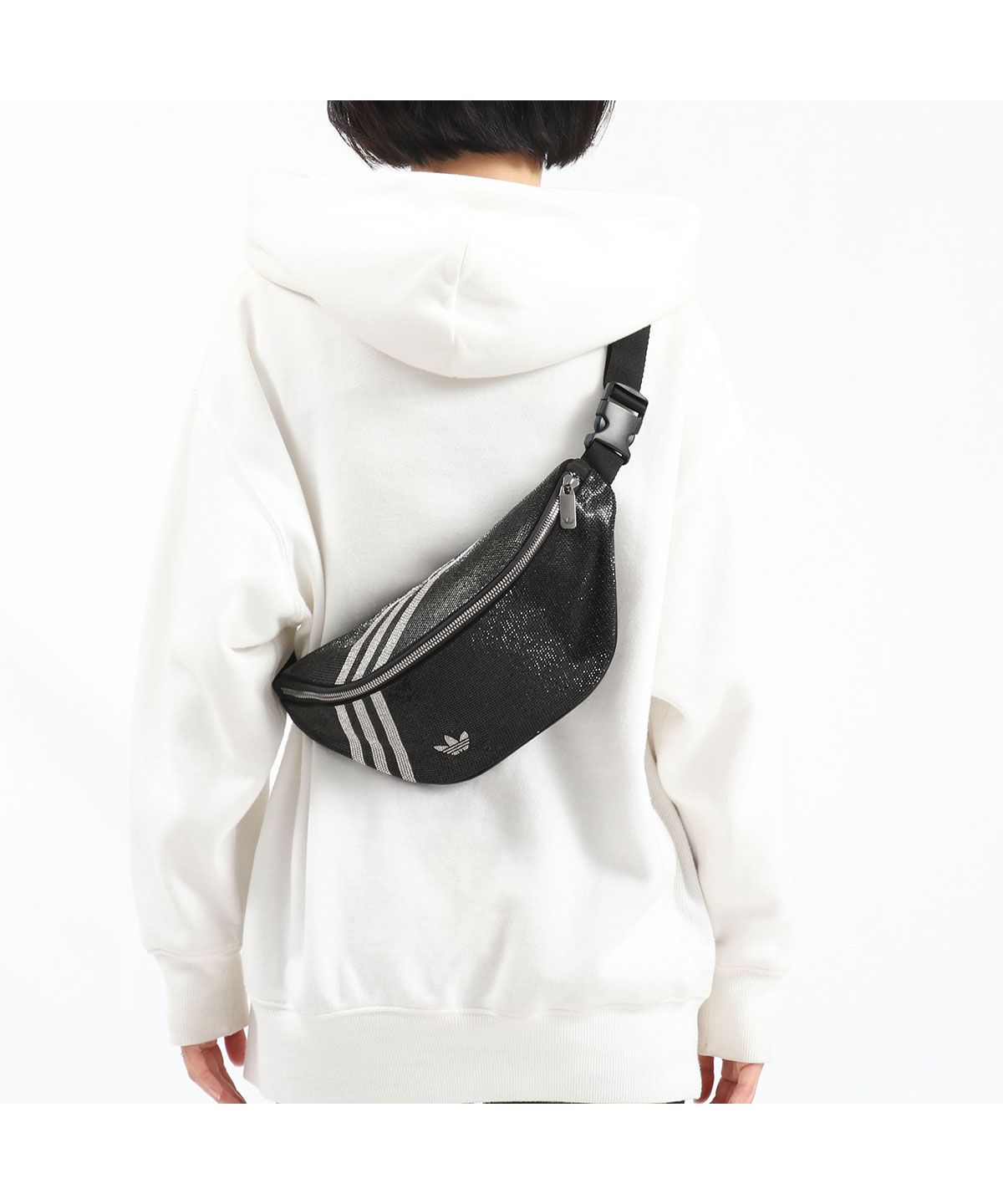 alexanderwang スパンコール ボディバッグラインストーンウエスト
