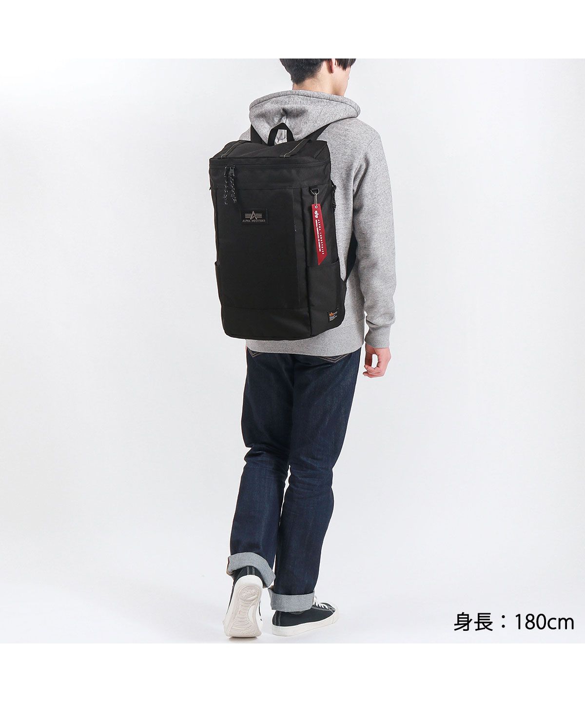 ちぃさ　アルファインダストリーズ 3way リュック ビジネス 大容量 黒 Alpha Industries ALPHA INDUSTRIES アルファ インダストリーズ