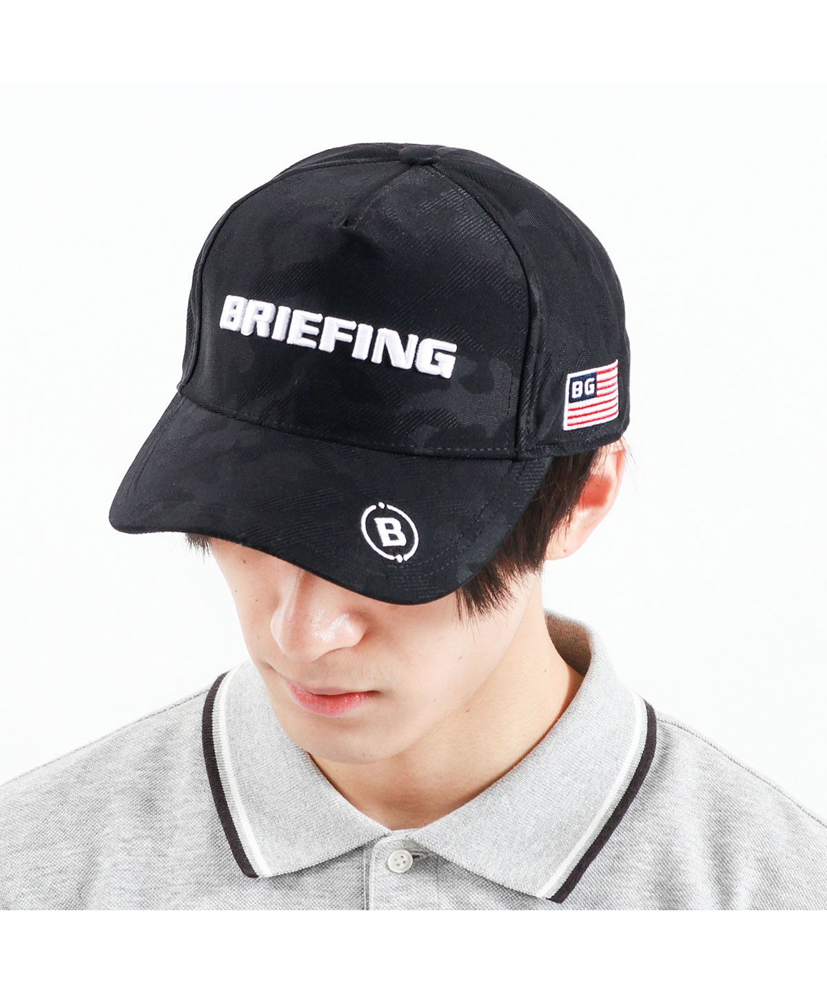 BRIEFING ホワイト迷彩キャップ ブリーフィング BRIEFING 【日本正規品】ブリーフィング ゴルフ