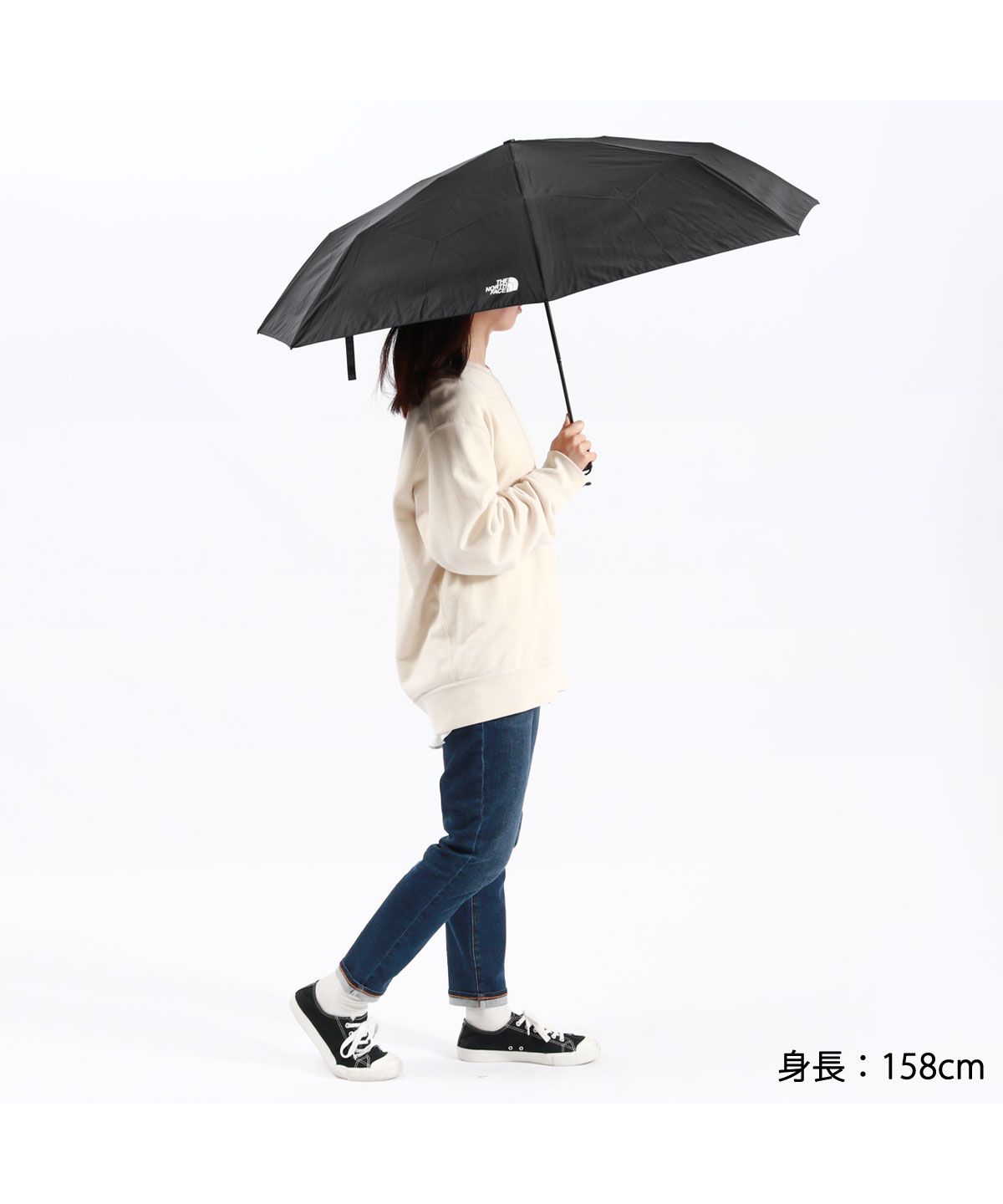 ノースフェイス　晴雨兼用折りたたみ傘　未使用 ザ・ノース・フェイス THE NORTH FACE ザ・ノース・フェイス