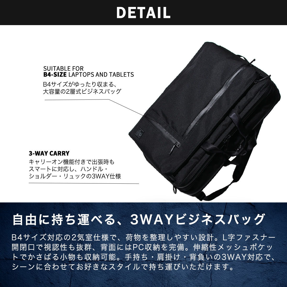 新品、未使用 HW DESIGN 3WAYで使えるバックパックキャリー Amazon | ソフト キャリーバッグ 3way 旅行 出張 + 竹八謹製