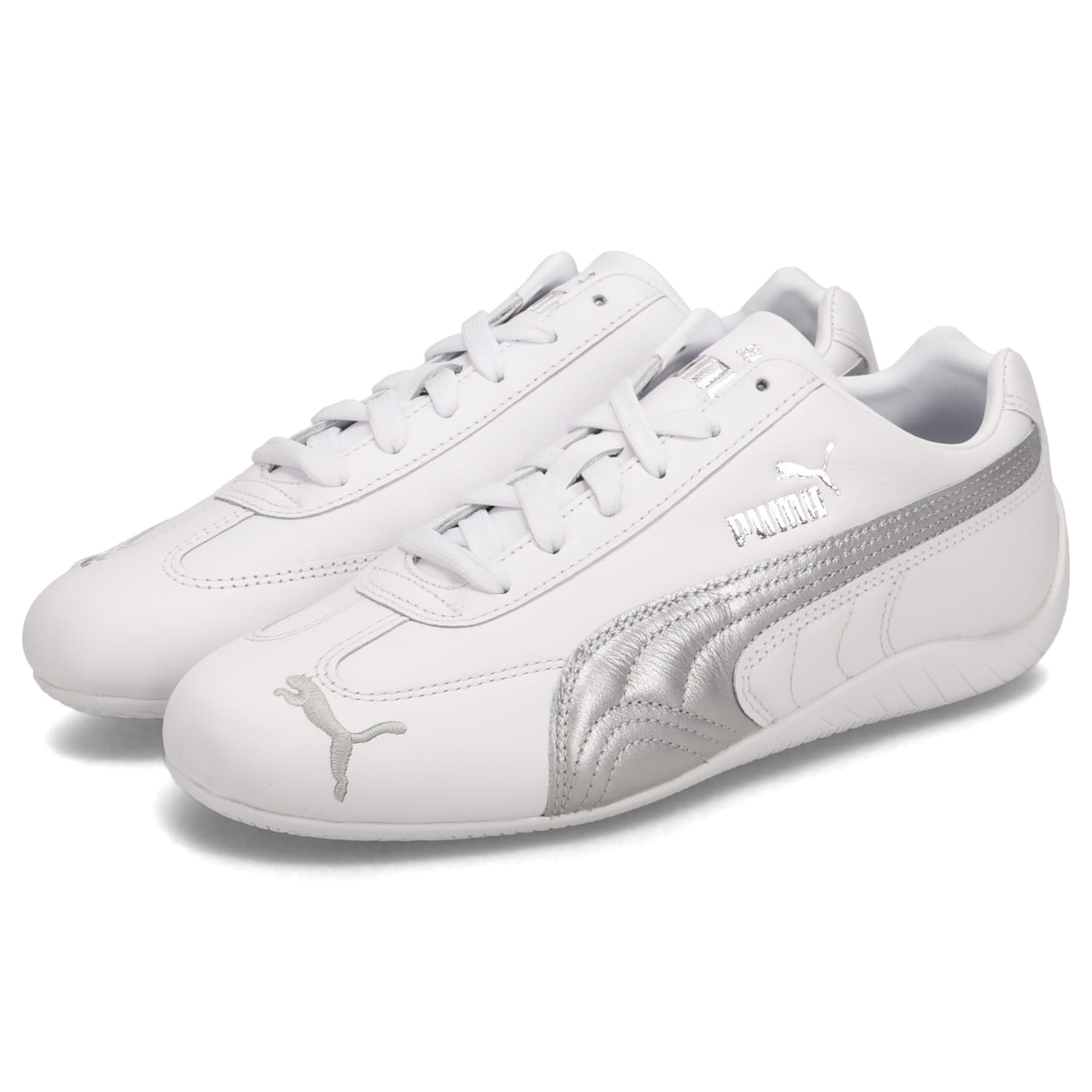 PUMA スピードキャット バレエ 白 レザー パンプス（プーマ