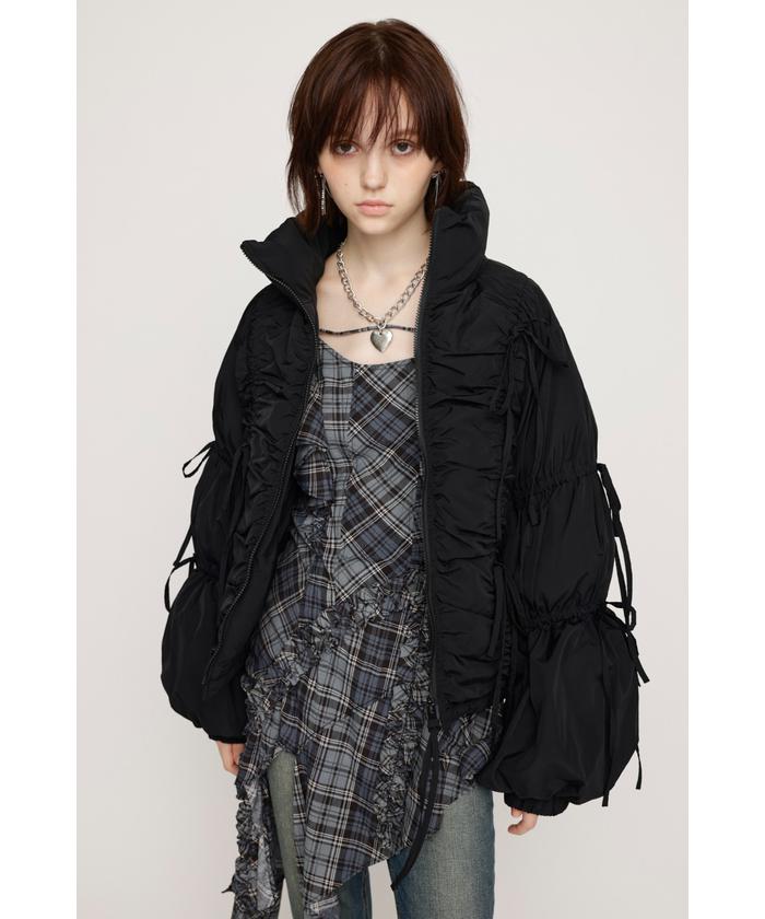 セール 50%OFF】RIBBON GATHER PUFFER ジャケット(507055339