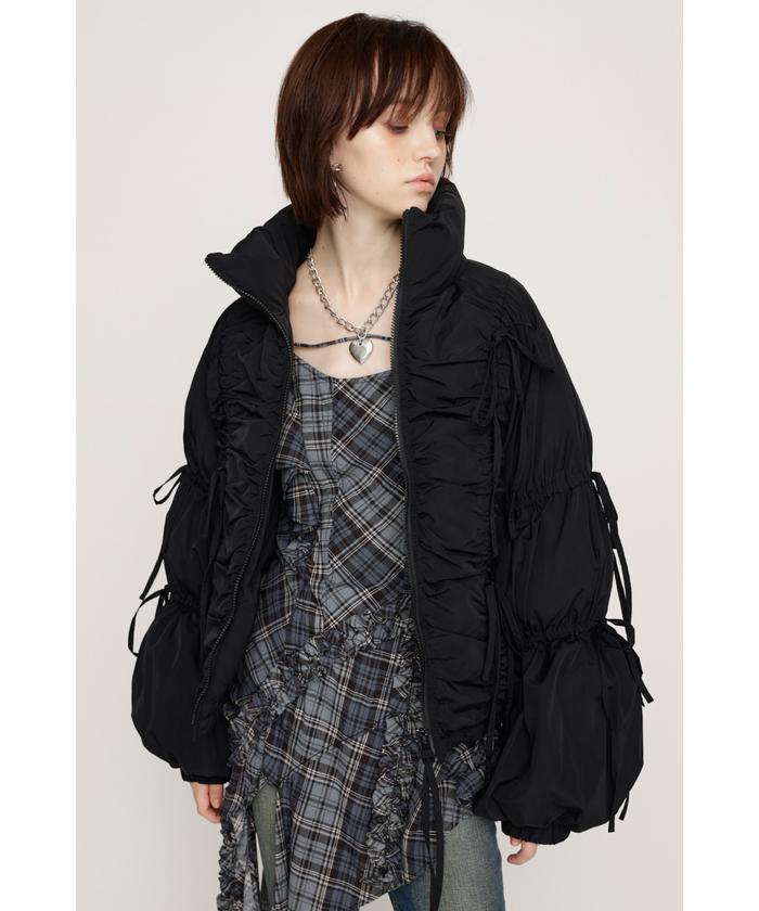 SLY スライ RIBBON GATHER PUFFER ジャケット セール 50%OFF】RIBBON GATHER PUFFER ジャケット(507055339