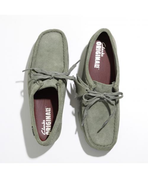 【美品】クラークス　ゴアテックス　スエード モカシン　ワラビー Wallabee.GTX / レディースワラビーゴアテックス （メープル
