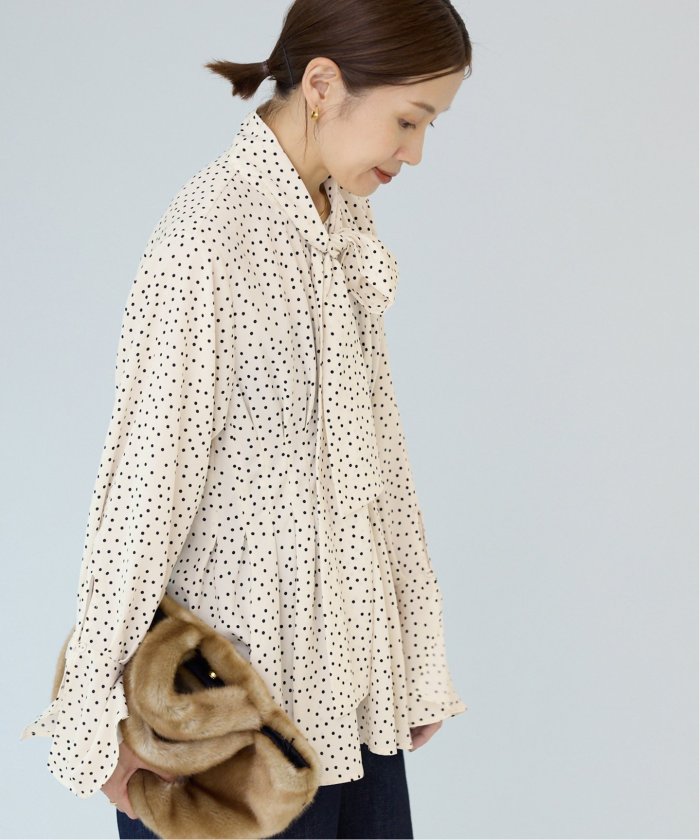 某メーカー セール 30%OFF】TORRAZZO ドットブラウス DONNA/トラッゾドンナ ニット/セーター