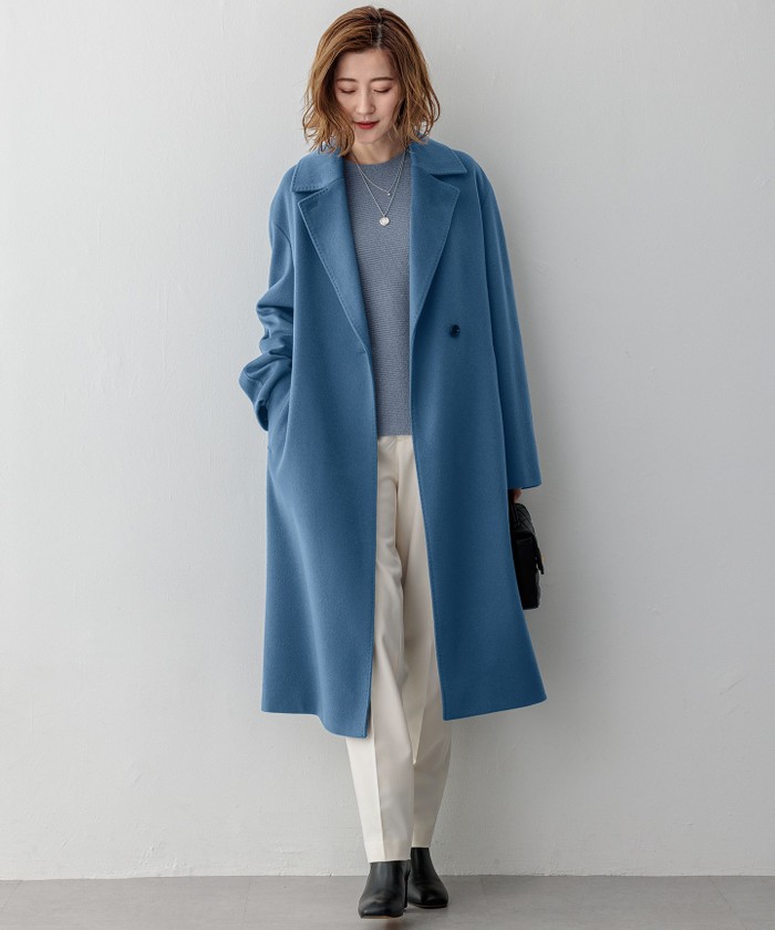 美品！＊HANAE MORI ・チェスターコート ＊ サイズ38 HANAE MORI ハナエモリ / ジャケット / 38 (M) 新品未使用