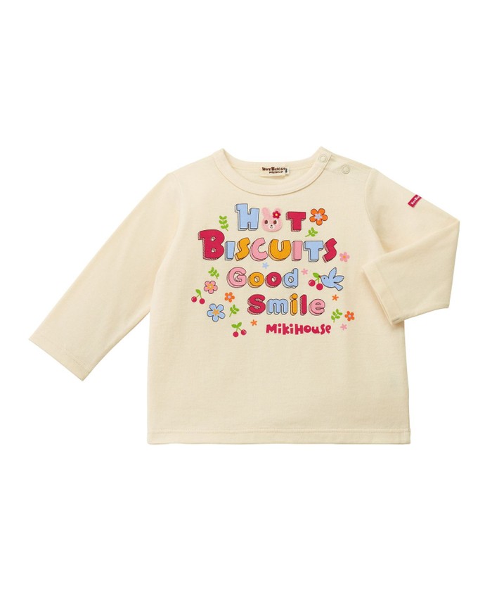 ミキハウス　カラフルロゴ Tシャツ セール】カラフルロゴ長袖Tシャツ(504824351) | ミキハウス