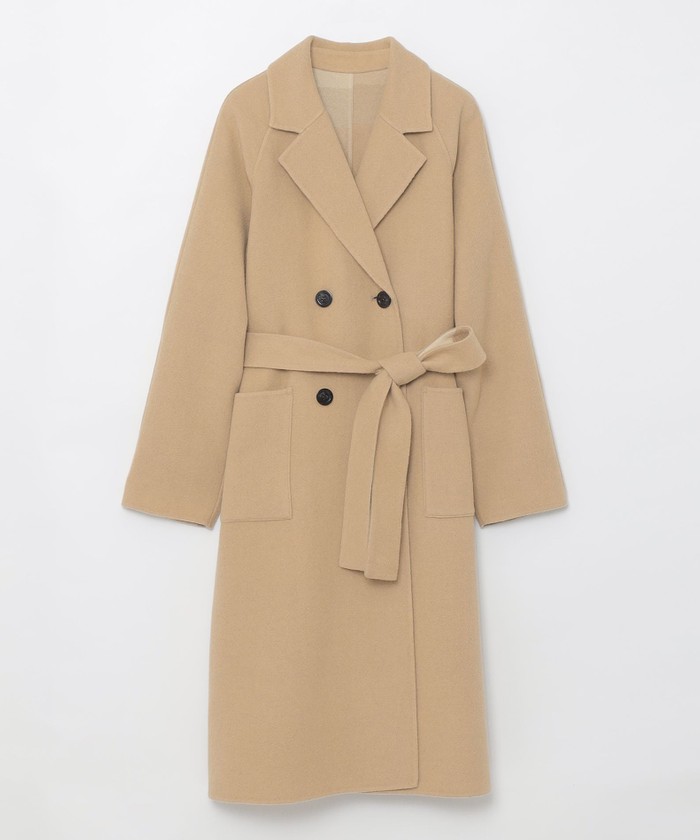 BLUE LABEL CRESTBRIDGE チェックダブルフェイスロングコート セール 50%OFF】クレストブリッジチェックトーナルリバー