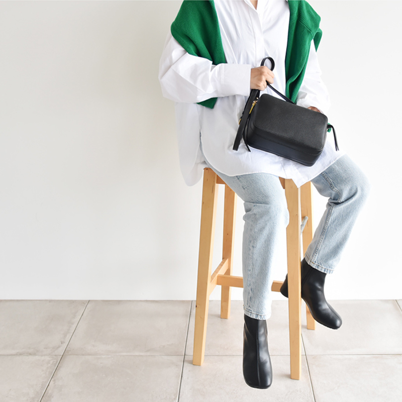 アイニードモアシューズ ダブルジップレザーショルダー アイニードモアシューズ I NEED MORE SHOES DOUBLE ZIPPER
