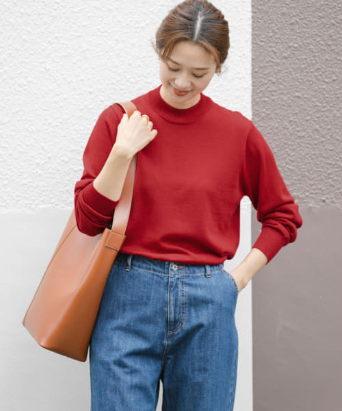 URBAN RESEARCH DOORS / アーバンリサーチ ドアーズ ウォッシャブルウールハイネックプルオーバー セール】ウォッシャブルウールハイネックプルオーバー(507073860