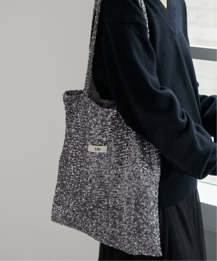 WEB限定追加》 Uhr / ウーア Spangle Tote Bag(507076017