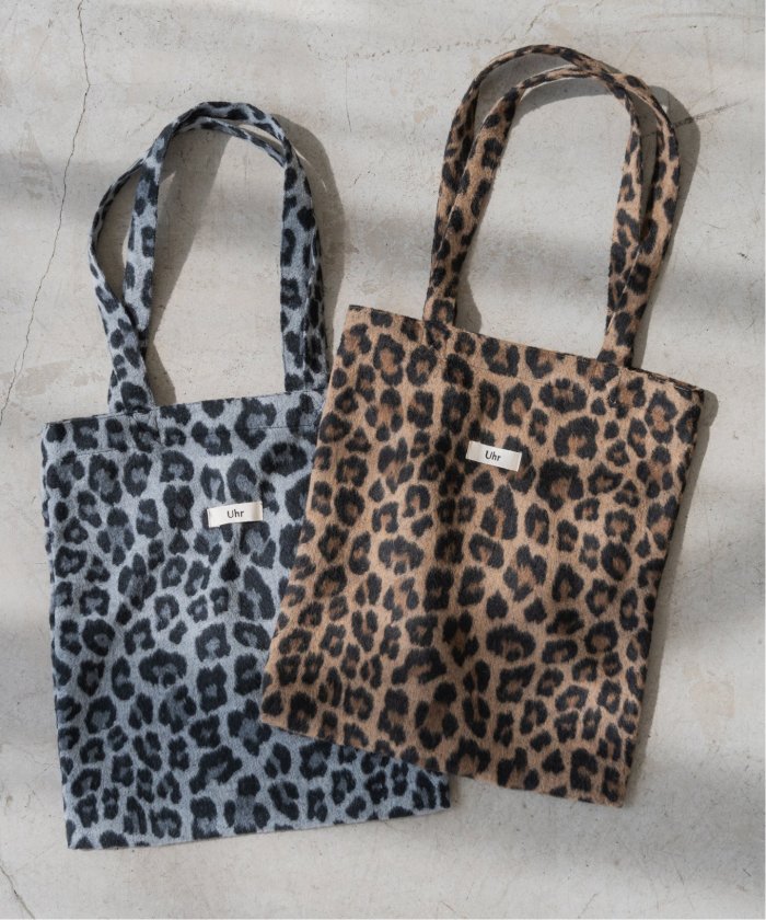 WEB限定追加》Uhr / ウーア * Spick & Span 別注LEOPARD Tote