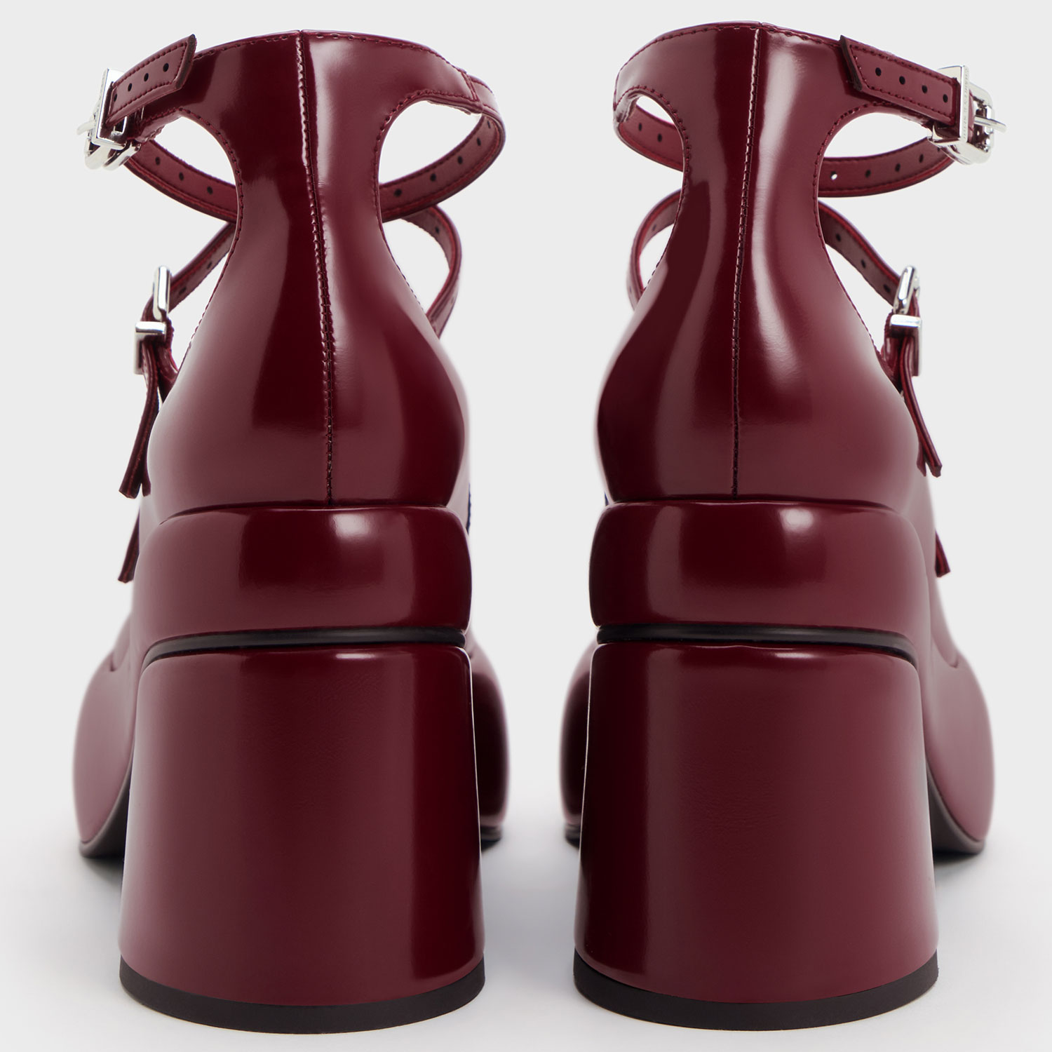 チャールズアンドキース　ブーティー　37 パンプスCHARLES&KEITH セール 30%OFF】Luella ルエラ トリプル ストラップ メリー