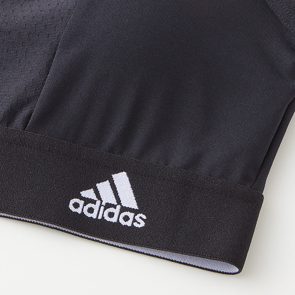 adidas - 【タグ付き新品未使用】ダブルストラップ ブラトップ／スポーツブラ／ヨガウェア セール13%OFF】アディダス adidas スポーツブラ メッシュ素材で