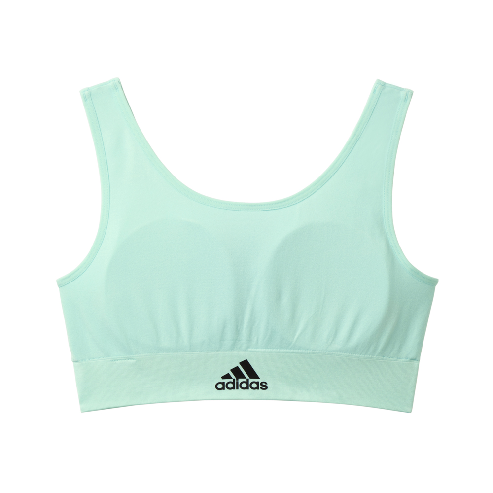 adidas　スポーツブラ M ／ ハーフトップ ロゴ 総柄　パステルプリント AD381EW76647_3_l.jpg