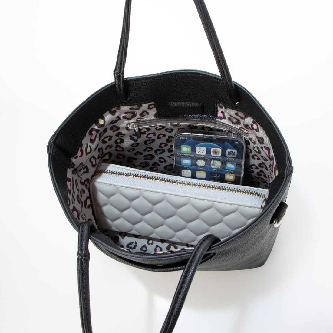 ninamew☆ショルダートートバッグ ニーナミュウ Ninamew インナーヒョウ柄ミニBAG(507088624