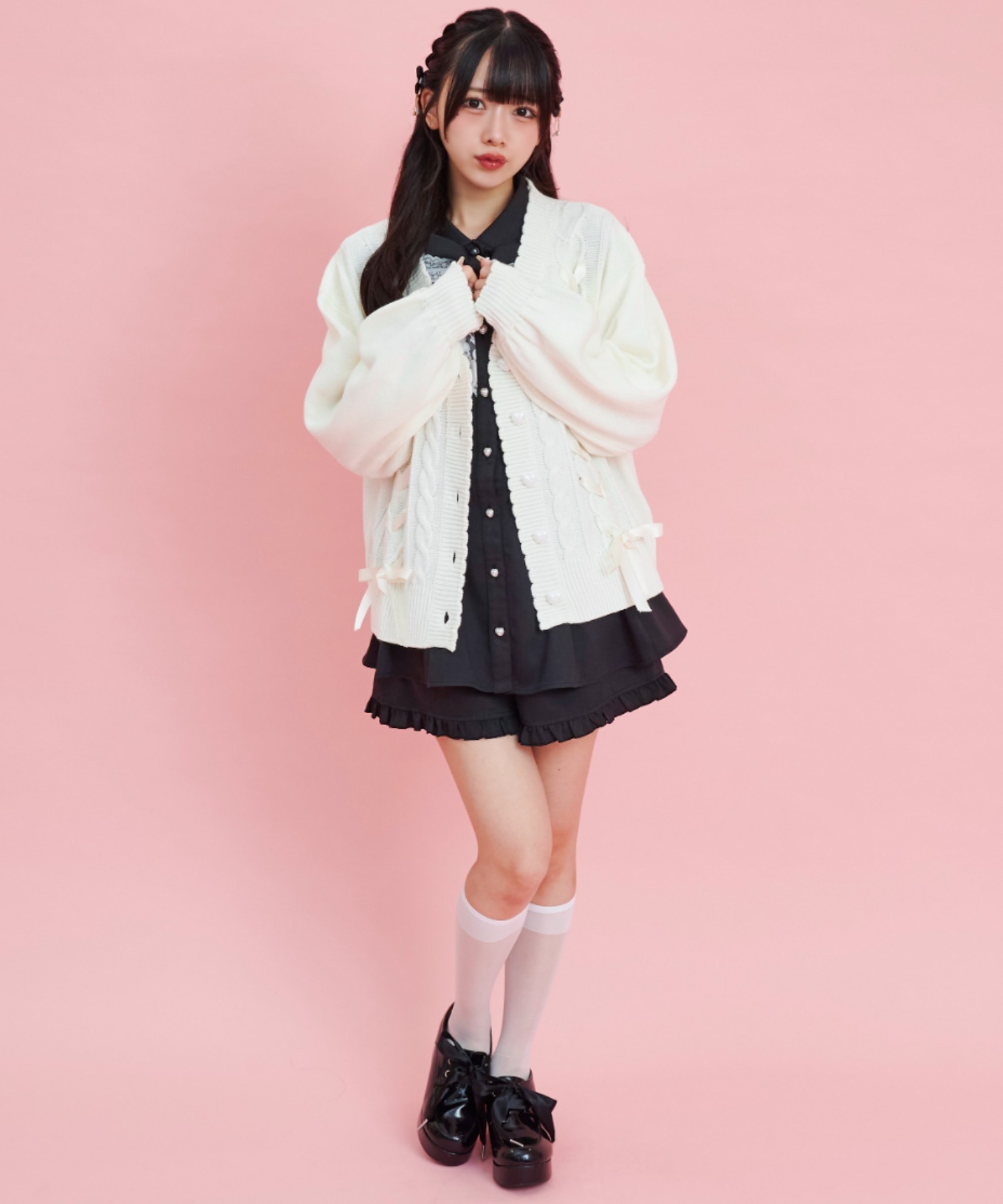 シークレットハニー Secret Honey レースアップニット