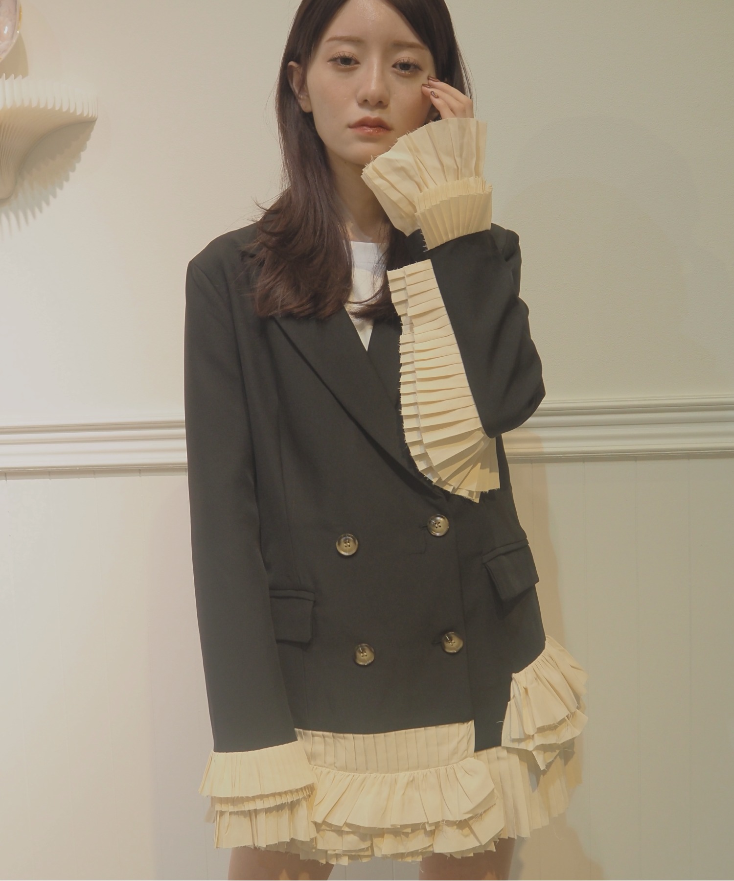 クーポン】ラポミ プチ LA POMME petit Princess Lace Frill クーポン】ラポミ プチ LA POMME petit Princess Lace Frill