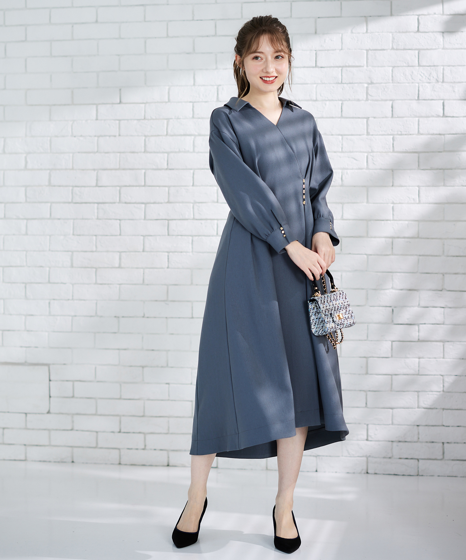 【値下げ】12Twelve Agenda 結婚式オケージョンドレス　お呼ばれ 12Twelve Agenda ドレス結婚式オケージョンドレス