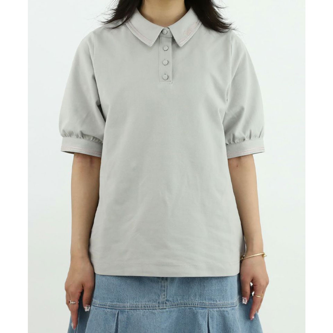 Champion チャンピオン ポロシャツ 半袖 鹿の子 ワンポイント