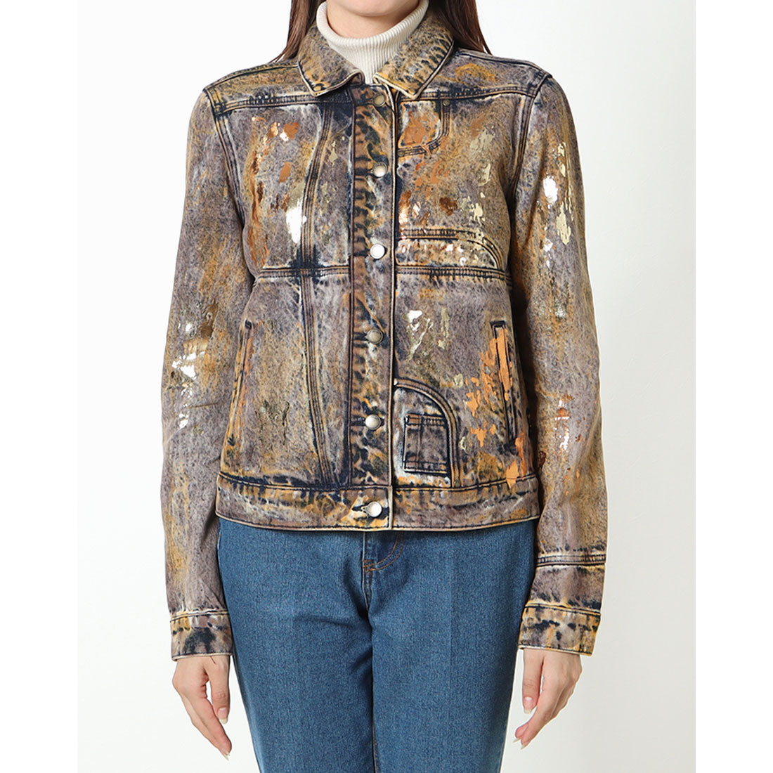 デシグアル Desigual スリム バイカージャケット （グレー/ブラック） - ファッション通販 MAGASEEK(マガシーク)