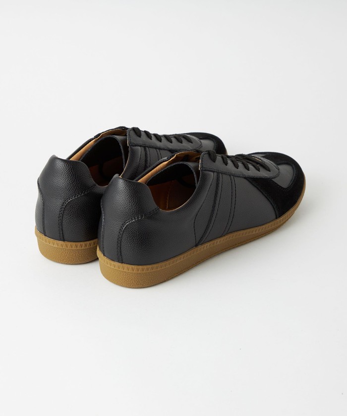 【新品】GERMAN TRAINER レザー　スニーカー　ブラック green label relaxing スニーカー 「別注」「GERMAN TRAINeR