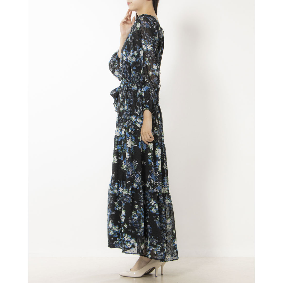 セール60%OFF】デシグアル Desigual 花柄 スイスドット ミディ
