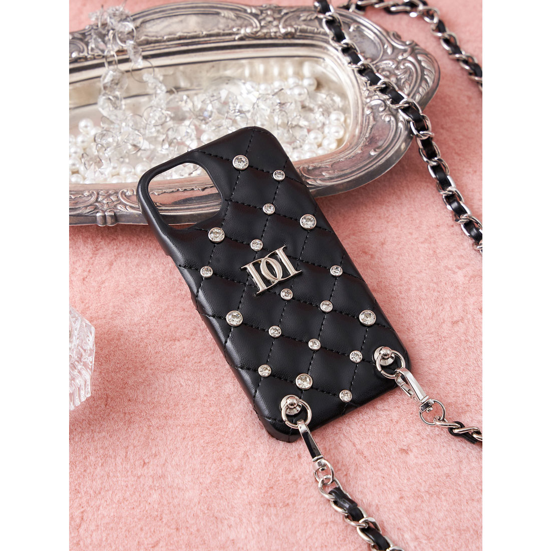 ダーリッチ Darich キルティングビジューiPhoneケース(505476286 ダーリッチ Darich キルティングビジューiPhoneケース(505476286