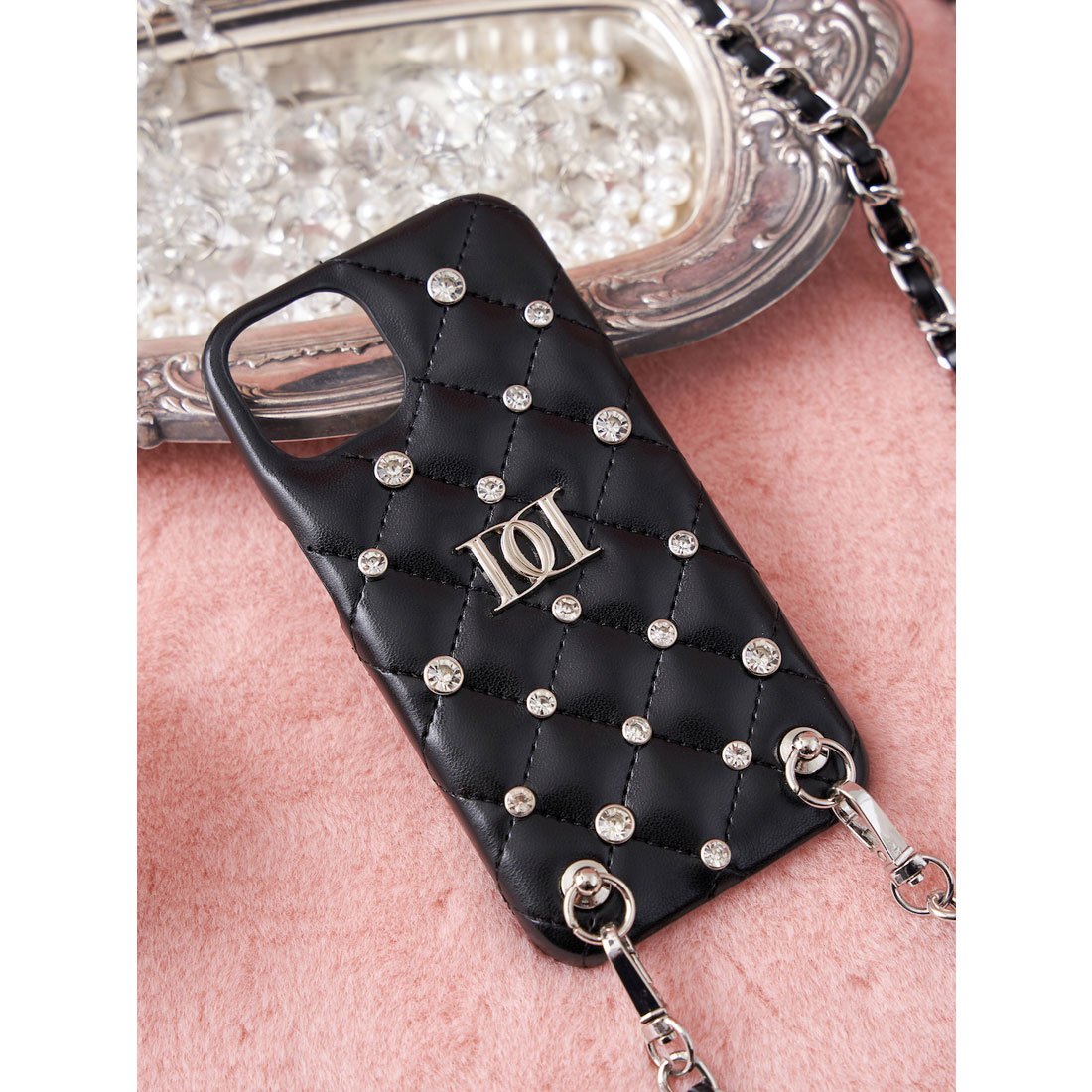 ダーリッチ Darich キルティングビジューiPhoneケース(505476286 ダーリッチ Darich キルティングビジューiPhoneケース(505476286