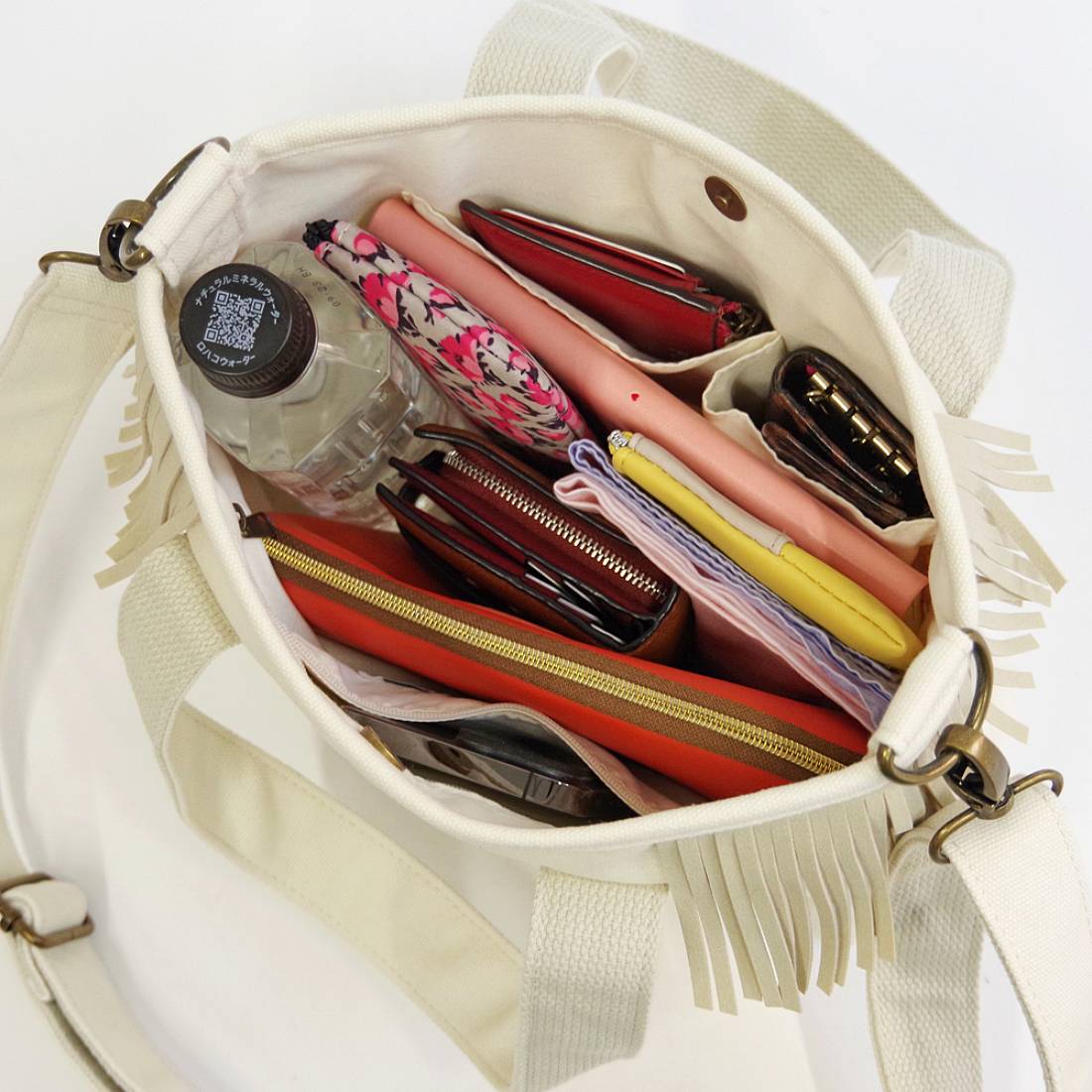 ミネトンカ MINNETONKA サイドフリンジトートバッグ fringe－s