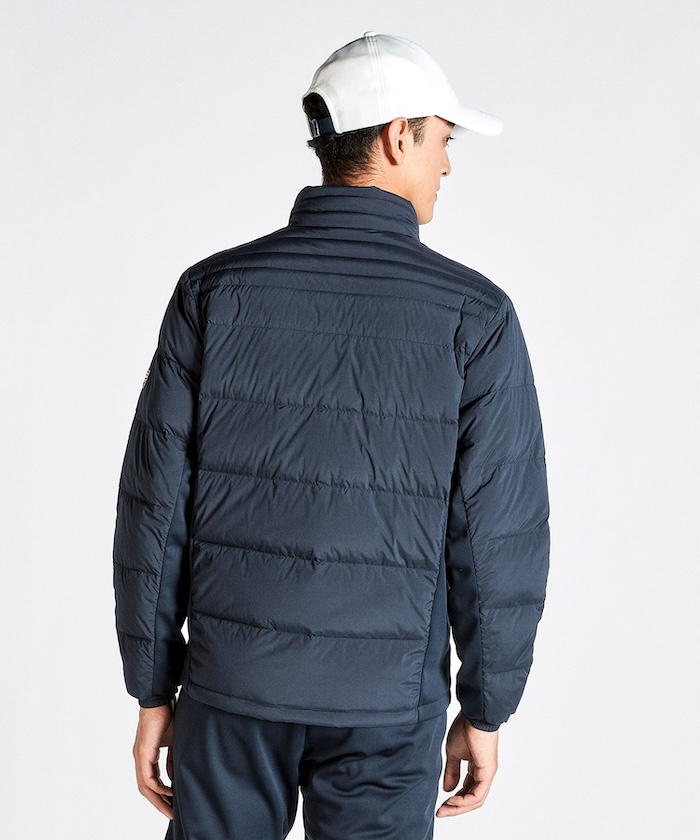 セール 30%OFF】ストレッチウーブンXボンディングニット