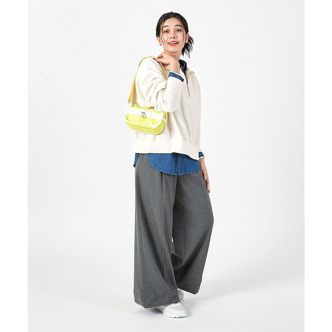 ■LeSportsac■レスポートサック SMALL LOAF CROSSBODY SMALL LOAF CROSSBODYスペクテイターブラック（ミニバッグ
