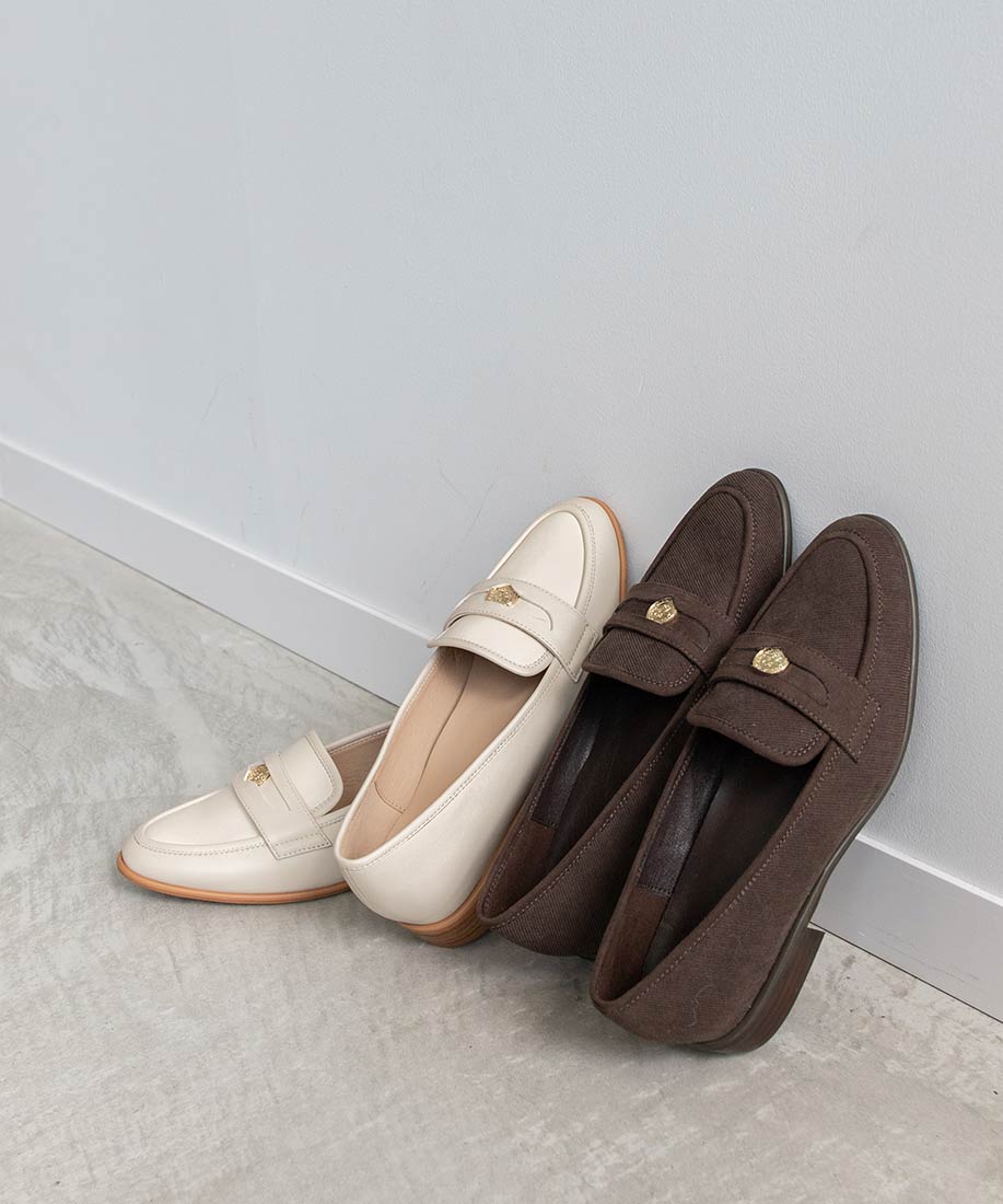セール 50%OFF】ランダ RANDA モノグラムコインローファー