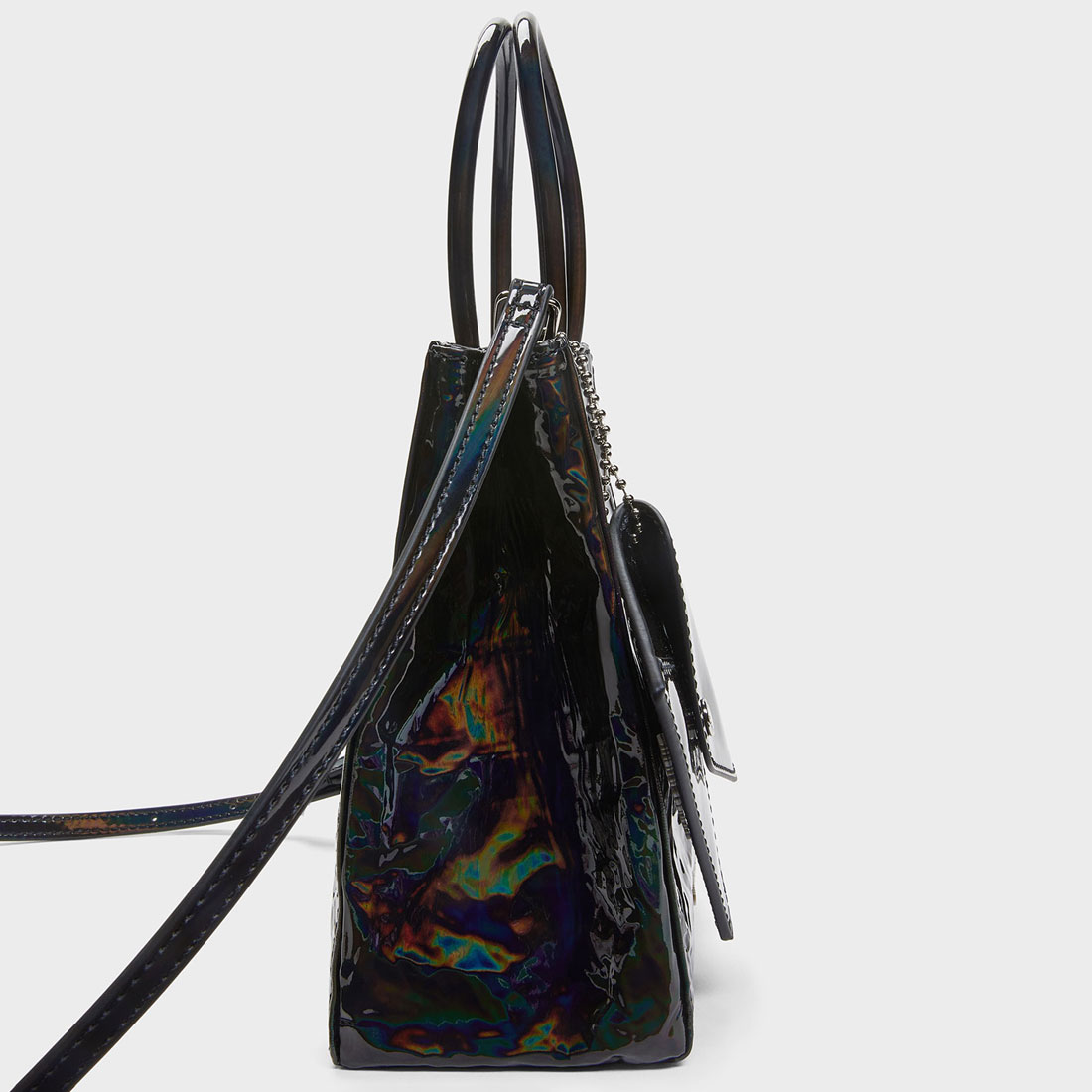 CHARLES & KEITH◆Matina イーロンゲイティド トートバッグ Matina マチナ イーロンゲイティドトートバッグ - ジェット