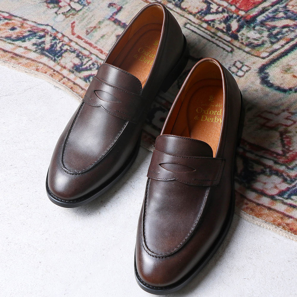 ロンドンシューメイク オックスフォード アンド ダービー London Shoe Make Oxford and Derby レザー スリム コイン  ローファー(507100158) | オックスフォード アンド ダービー(Oxford and Derby) - d fashion