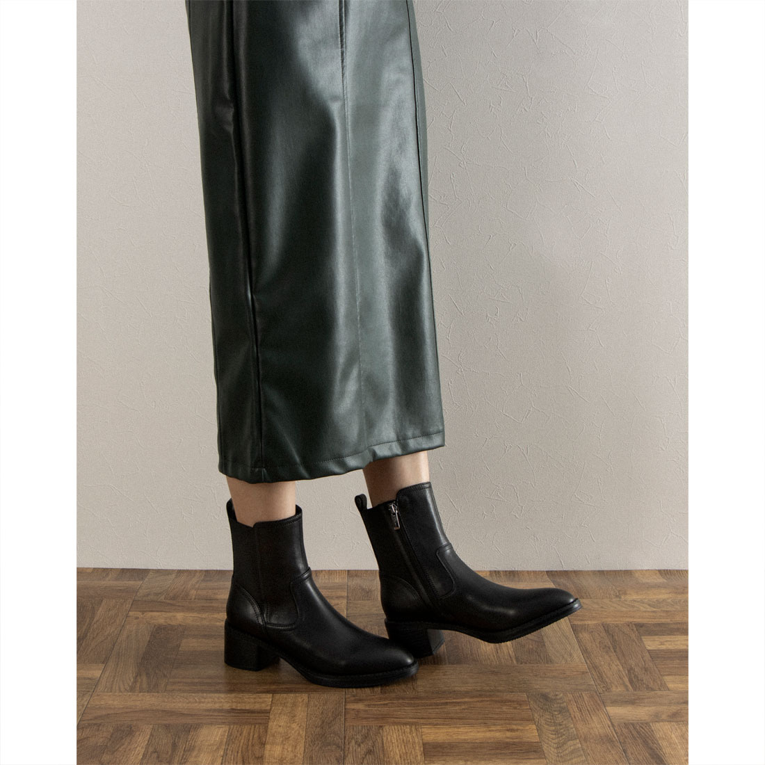 卑弥呼　HIMIKO バックゴアヒールブーツ 卑弥呼HIMIKO バックゴアヒールブーツ