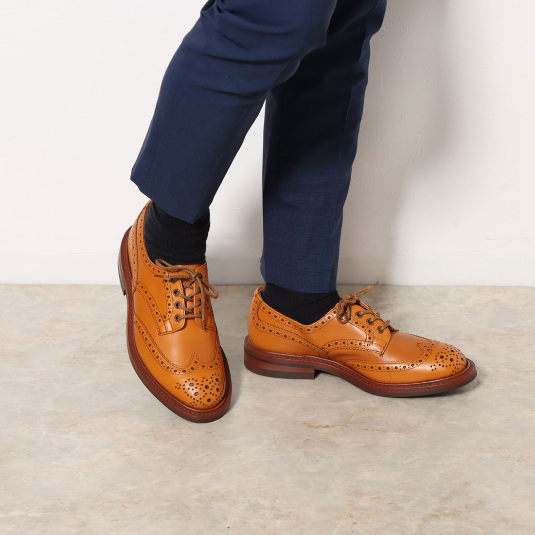 Trickers 75633 ウィングチップドレスシューズトリッカーズ 8.5 Trickers 75633 ウィングチップドレスシューズトリッカーズ 8.5
