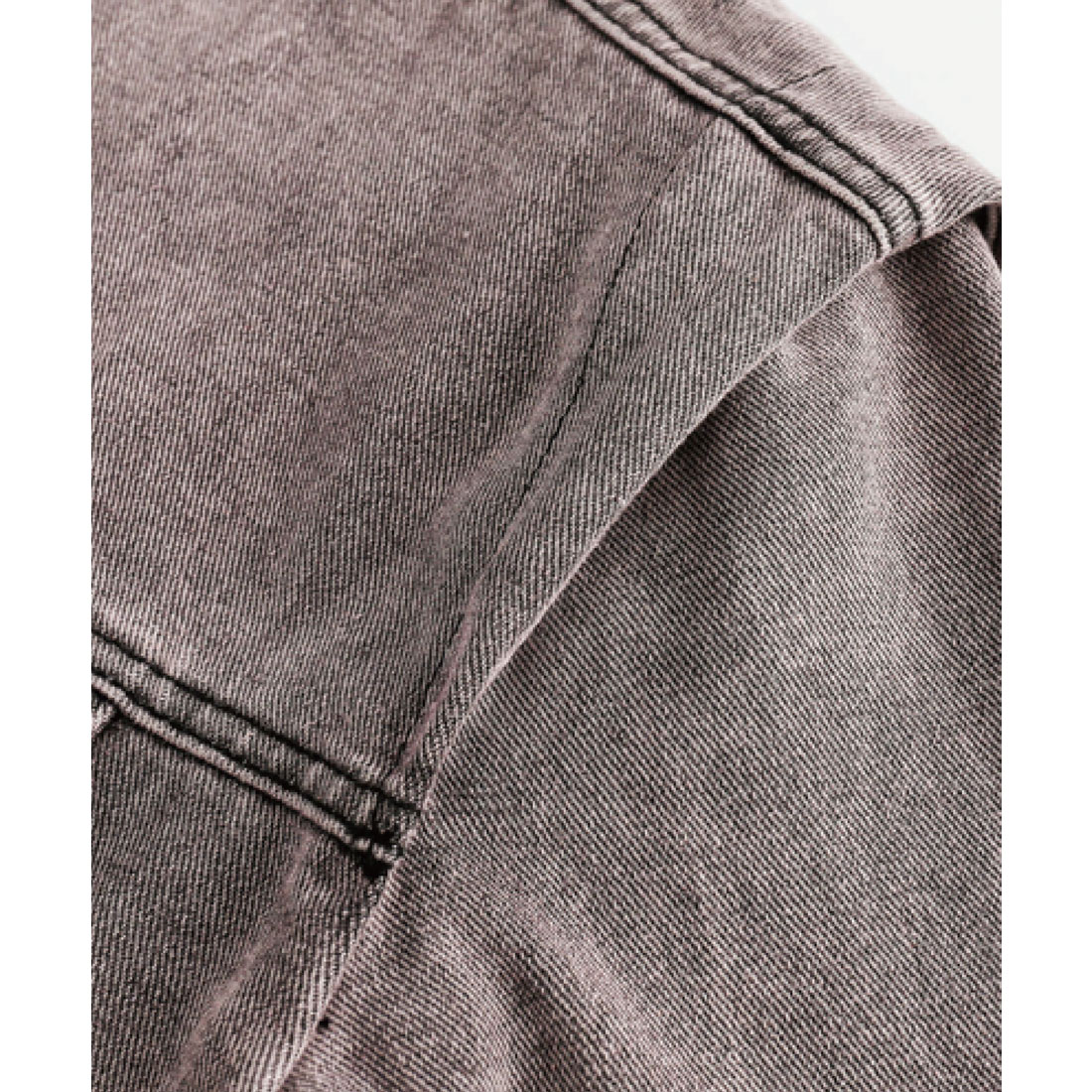 セール】ラポミ プチ LA POMME petit Purple Gray Washed Denim