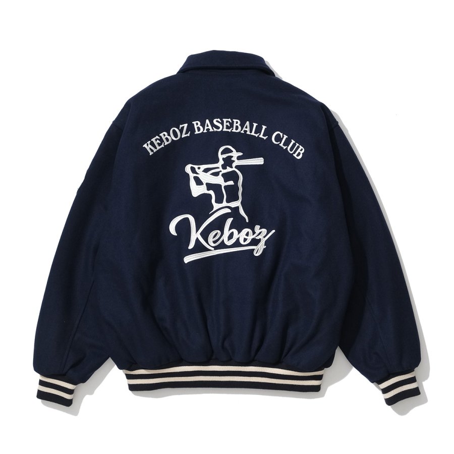 ケボズ KEBOZ MELTON VARSITY JACKET(507148240) | ケボズ(KEBOZ ケボズ KEBOZ MELTON VARSITY JACKET(507148240) | ケボズ(KEBOZ