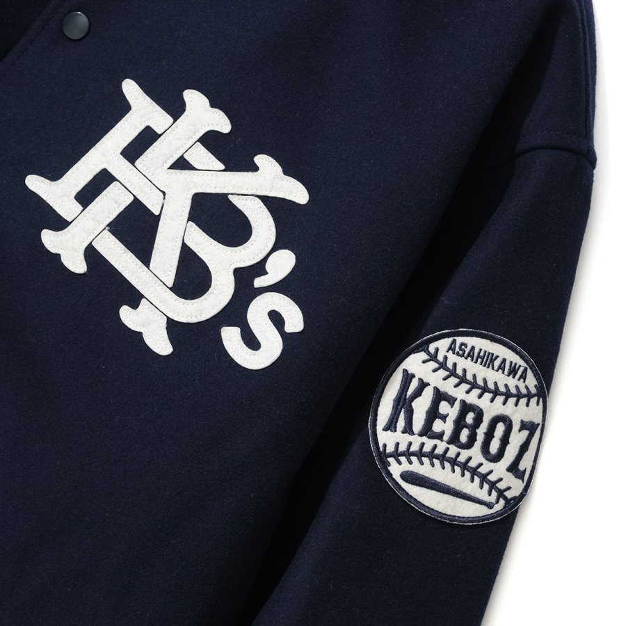 ケボズ KEBOZ MELTON VARSITY JACKET(507148240) | ケボズ(KEBOZ ケボズ KEBOZ MELTON VARSITY JACKET(507148240) | ケボズ(KEBOZ