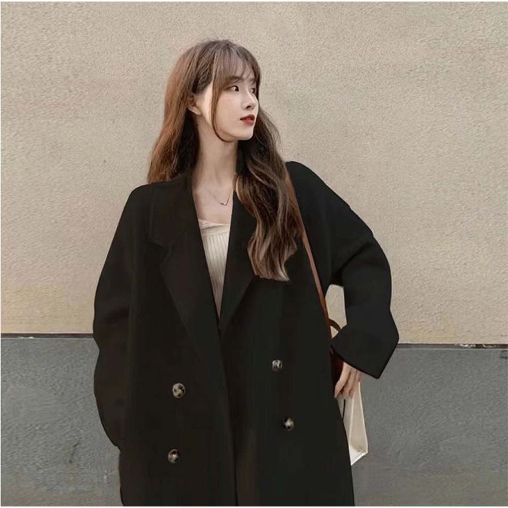 熊さん可愛い冬チェックロングコート⭐︎デートにも最適