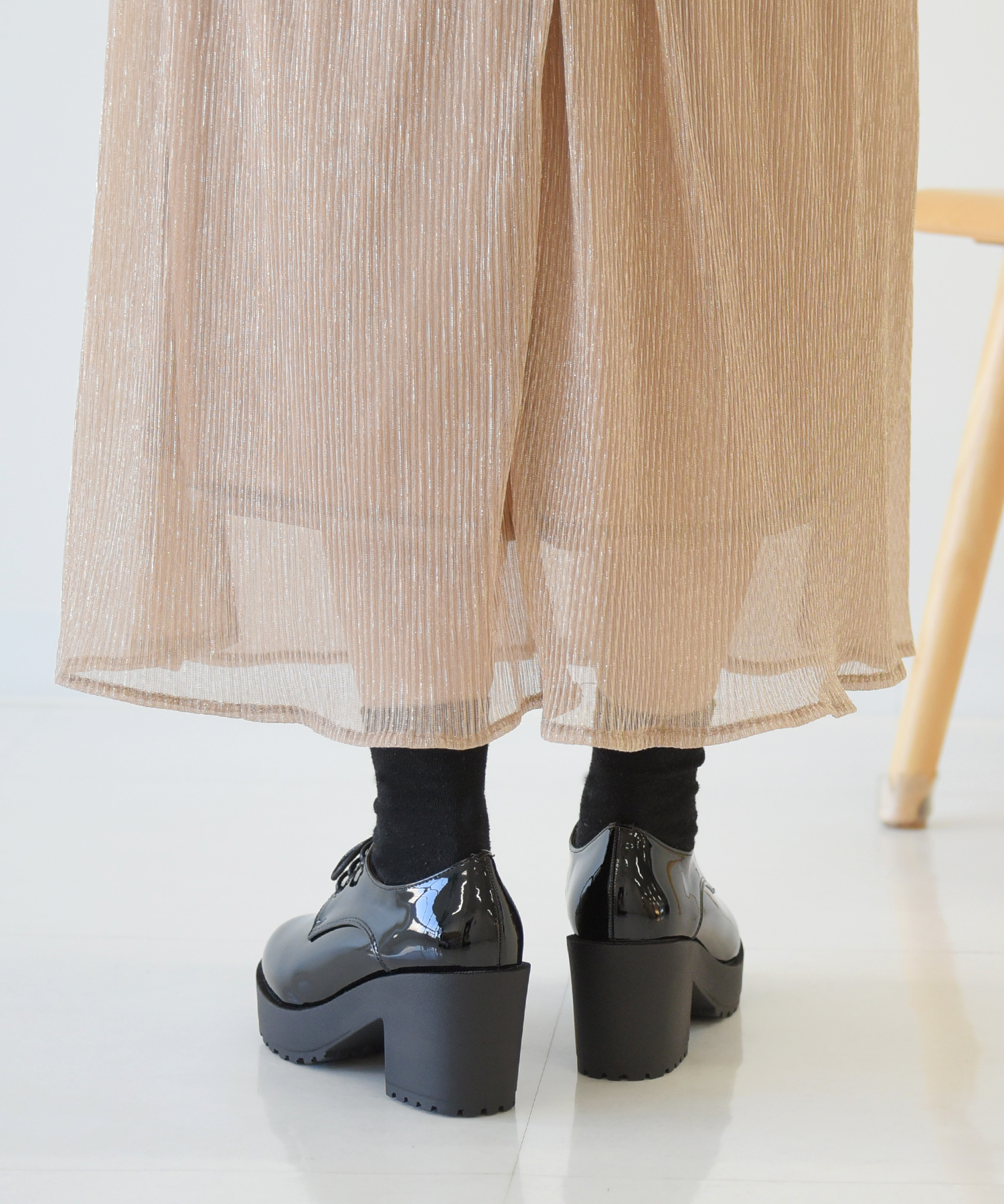 セール 32%OFF】厚底レースアップシューズ(507152557) | lus