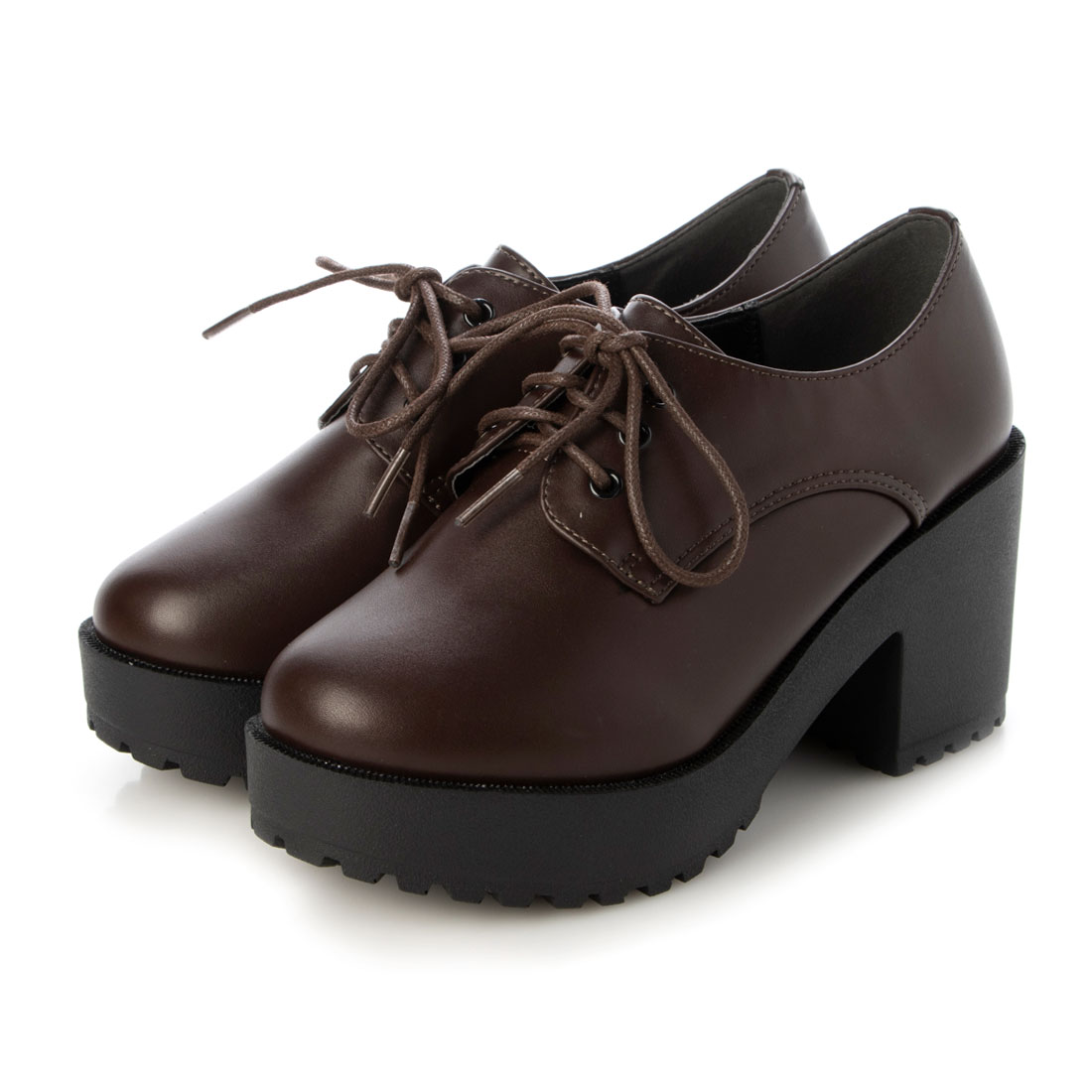 セール 32%OFF】厚底レースアップシューズ(507152557) | lus