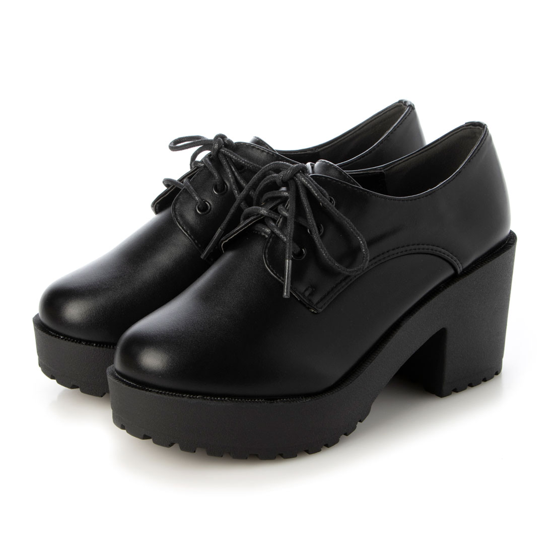 セール 32%OFF】厚底レースアップシューズ(507152557) | lus