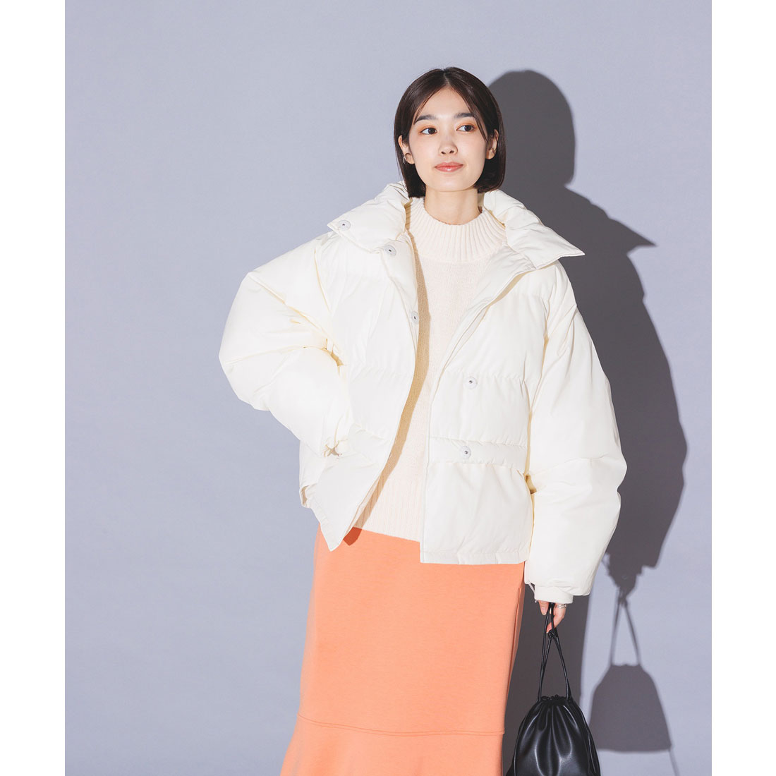 [ハンチ] hunch ファイバーダウンショートブルゾン セール 70%OFF】ハンチ hunch ファイバーダウンショートブルゾン