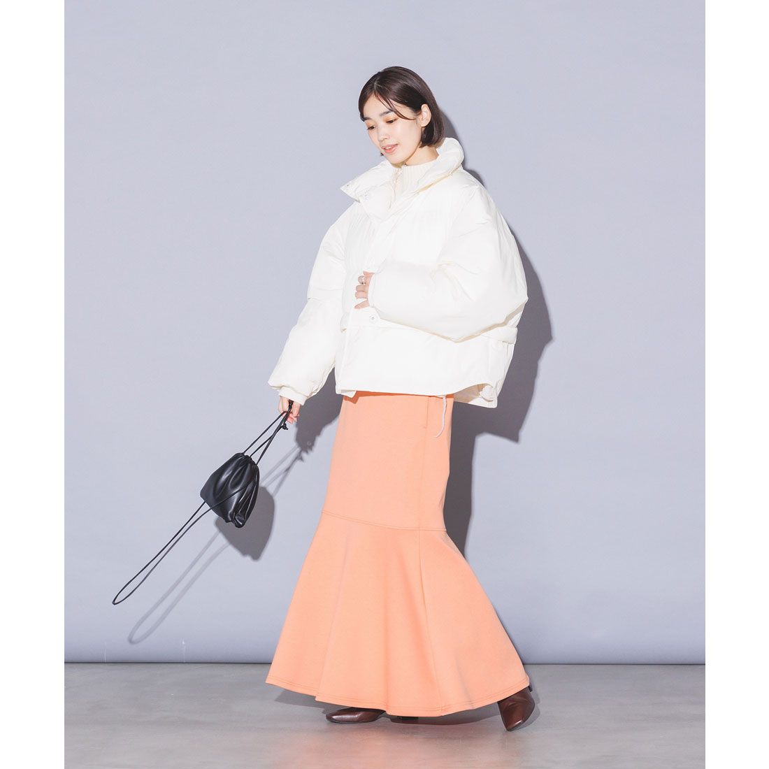 セール 70%OFF】ハンチ hunch ファイバーダウンショートブルゾン