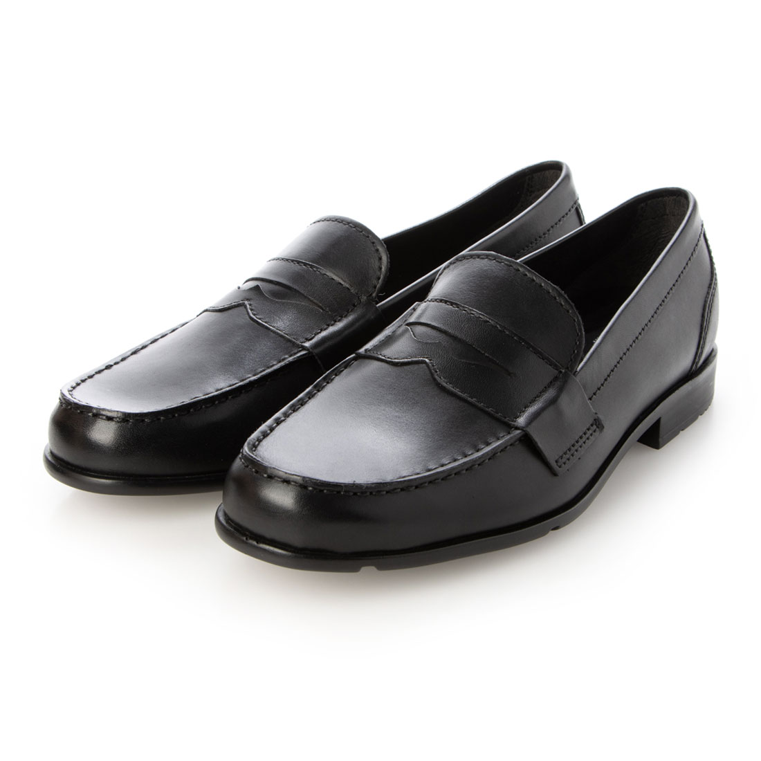 ROCKPORT レディース ロックポート Kacey Penny BLACK LTHR
