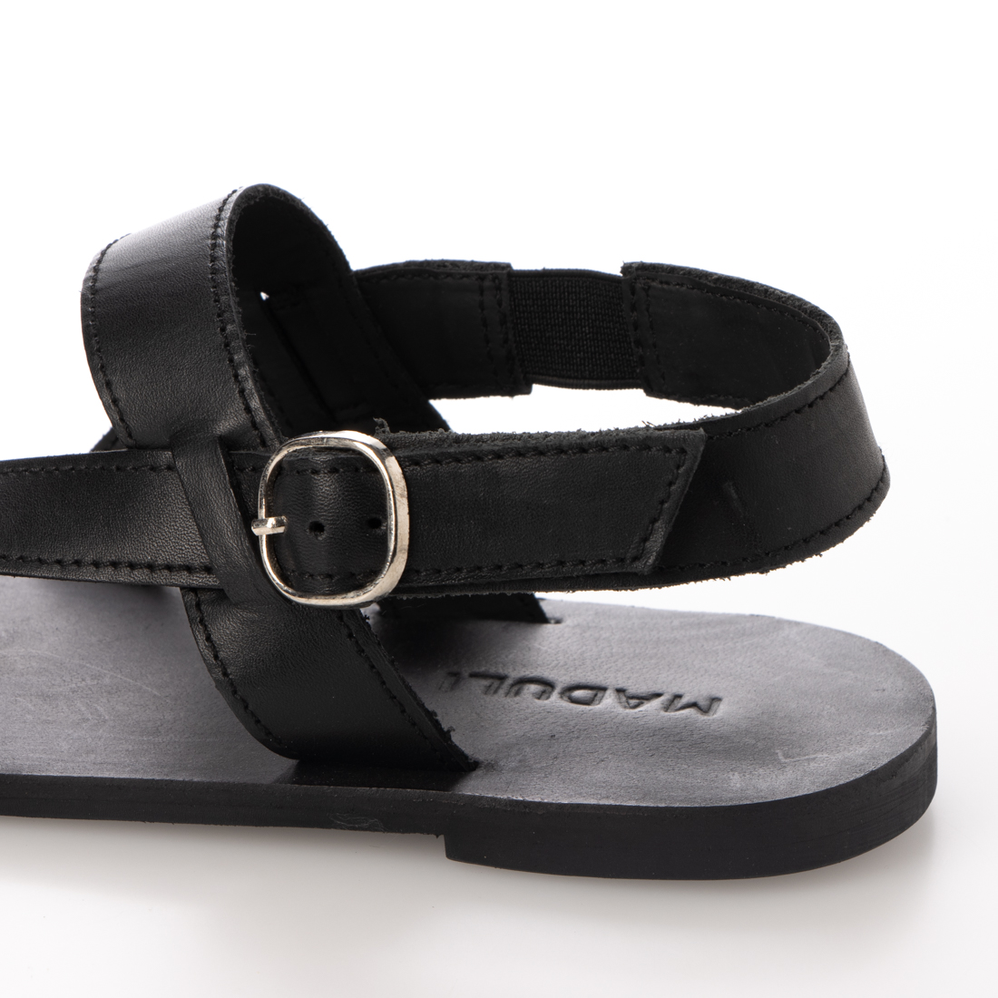 【MADULI】レザーサンダル マドゥリ MADULI レザーサンダル （BLACK） -靴＆ファッション